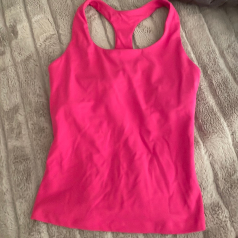 Hot pink CRZ yoga tank top!